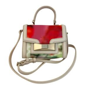 Kate Spade Penelope Mini Top Handle Bag Crossbody Carroll Park Fabric & Leather